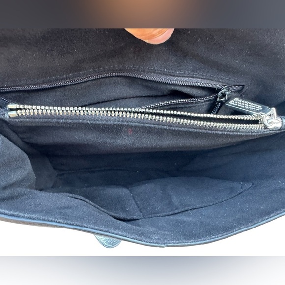 Rebecca Minkoff Darren Leather Satchel Bag Convertible Backpack Black READ - Picture 9 of 14